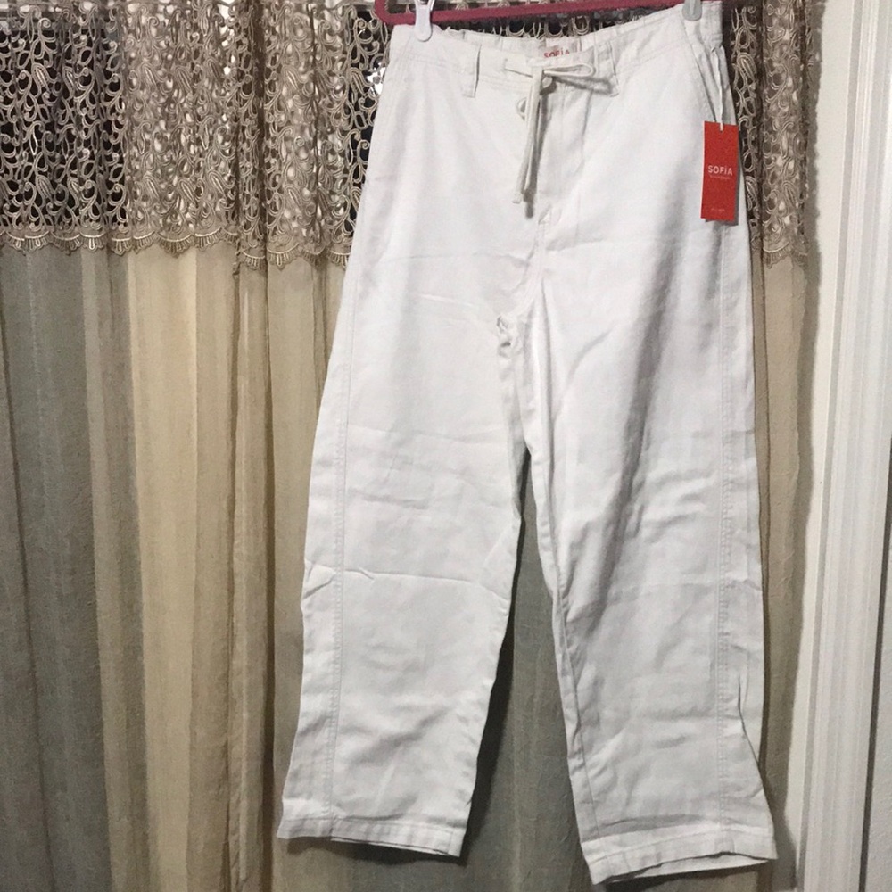Sofia by Sofia Vergara Relaxed Trouser Drawstring Pants